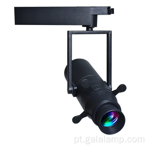 Luz LED profissional para trilho de contorno: Zoom Spotlight